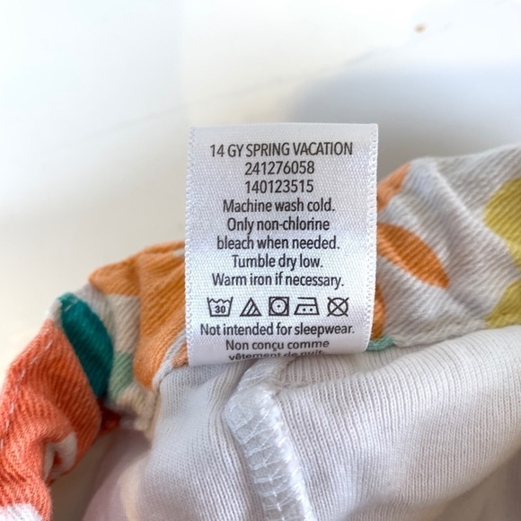 Gymboree Jean Skirt with Bright Floral Print Girls Size 7 - Picture 5 of 6